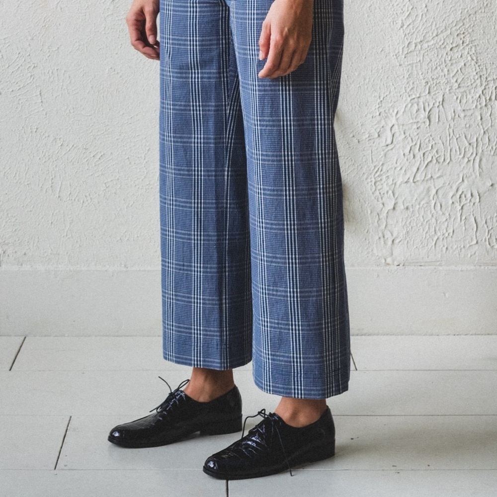 Caron Callahan Plaid Pants 6